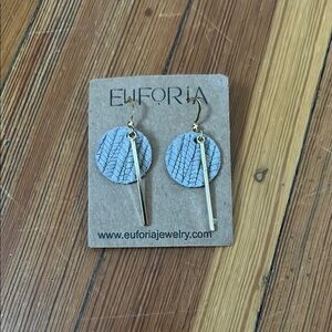 Euforia Gold and Gray Earrings